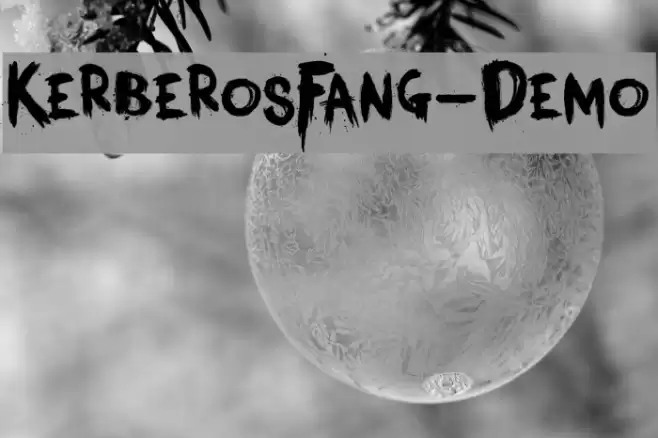 KerberosFang-Demo Font examples