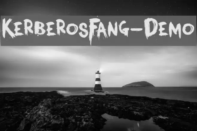 KerberosFang-Demo Font examples