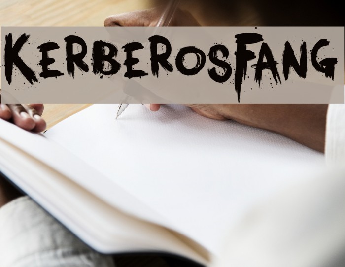 KerberosFang Font examples