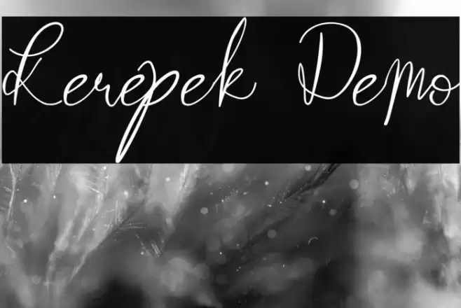 Kerepek Demo Font examples