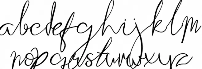 Kerepek Demo Schriftart Kleinbuchstaben