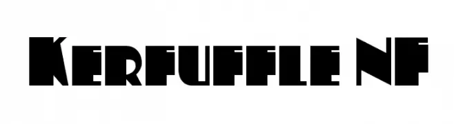 Kerfuffle NF  フリーフォントのダウンロード