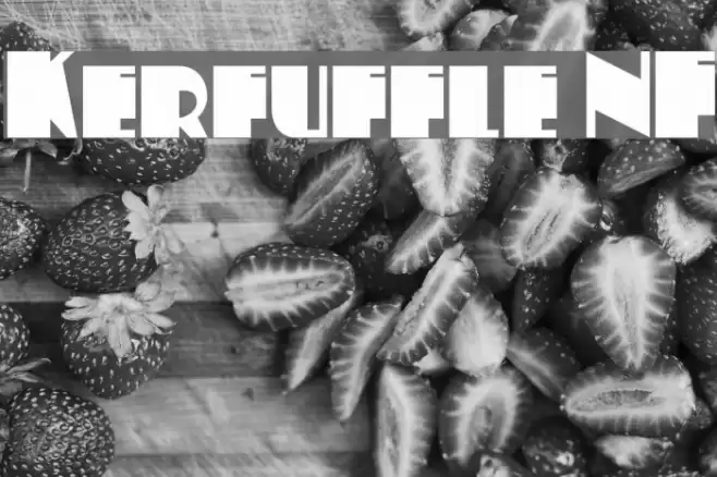 Kerfuffle NF Font examples