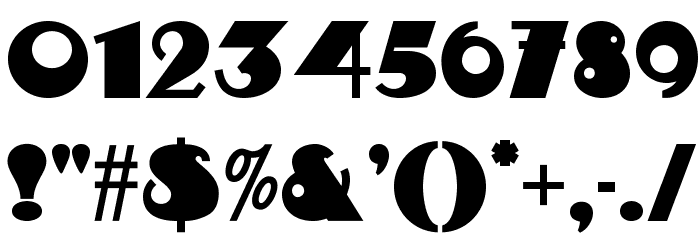 KerfuffleNF Font OTHER CHARS