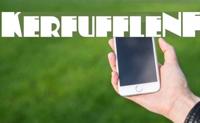 KerfuffleNF Font examples