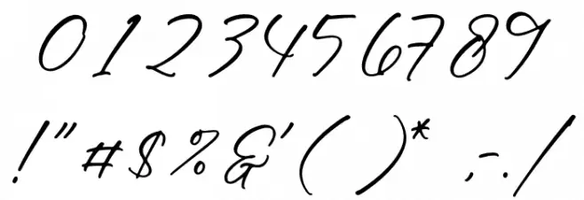 Kerhatine Witckity Font OTHER CHARS