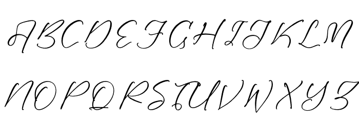 Kerhatine Witckity Font UPPERCASE
