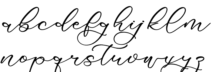 Kerhatine Witckity Font LOWERCASE