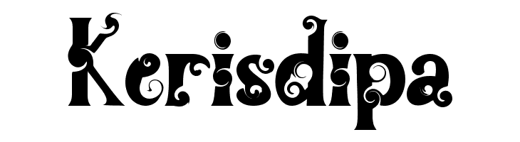 Kerisdipa  Free Fonts Download
