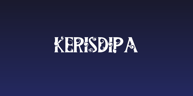 Kerisdipa Social Header