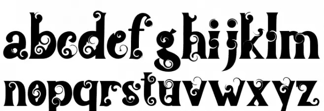 Kerisdipa Font LOWERCASE