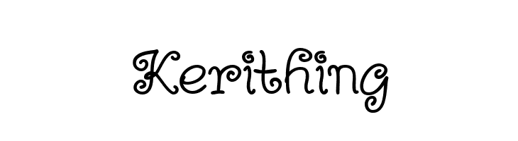 Kerithing フォント
