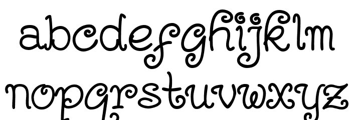 Kerithing フォント 小文字