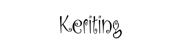 Keriting  font caratteri gratis
