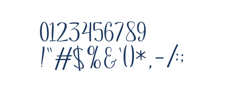 KerlingScript-Bold Other Characters