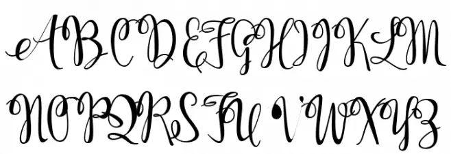 KerlingScript-Bold Fonte MAIÚSCULAS