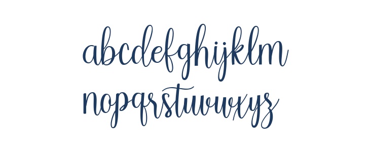 KerlingScript-Bold Lowercase