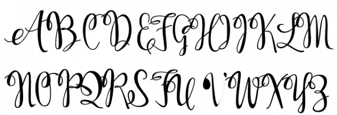 KerlingScript-Bold Schriftart Groß