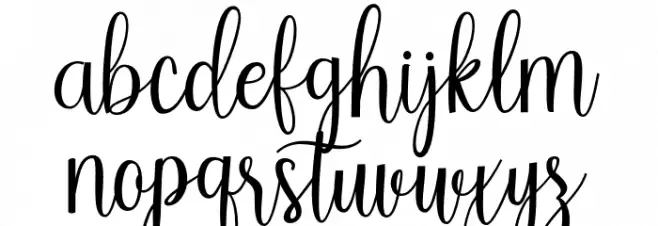 KerlingScript-Bold Fuentes MINÚSCULAS