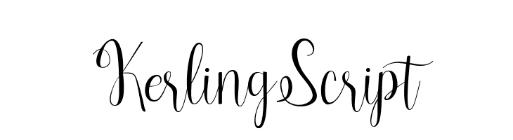KerlingScript  नि: शुल्क फ़ॉन्ट्स डाउनलोड