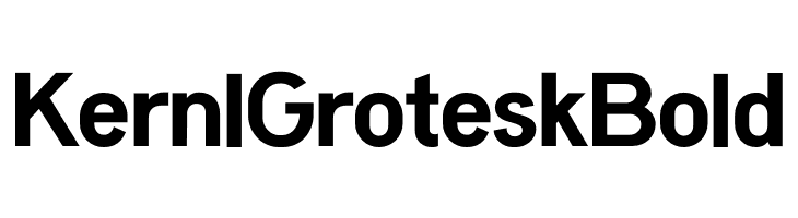 Kernl Grotesk Bold  नि: शुल्क फ़ॉन्ट्स डाउनलोड