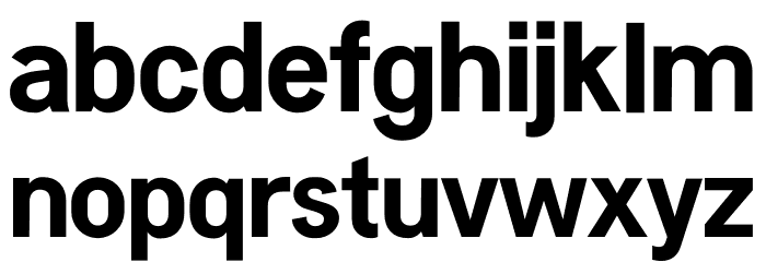 Kernl Grotesk Bold Шрифта строчной