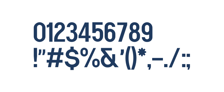 Kernl Grotesk Condensed Bold Other Characters