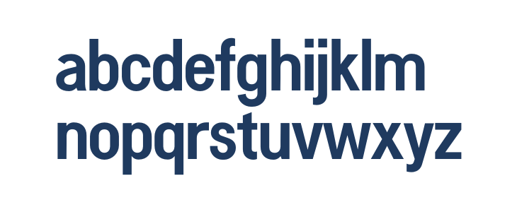 Kernl Grotesk Condensed Bold Lowercase