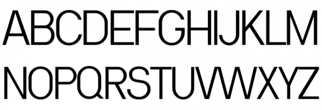 Kernl Grotesk Condensed Font Litere mari