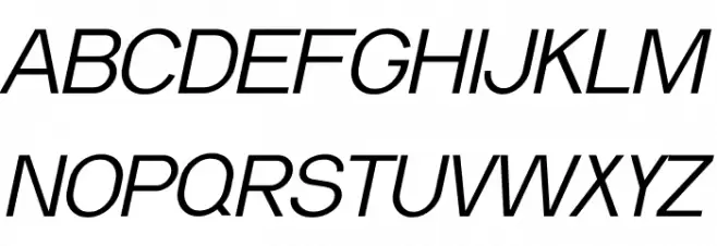Kernl Grotesk Italic Fonte MAIÚSCULAS