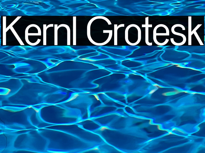 Kernl Grotesk Example 2