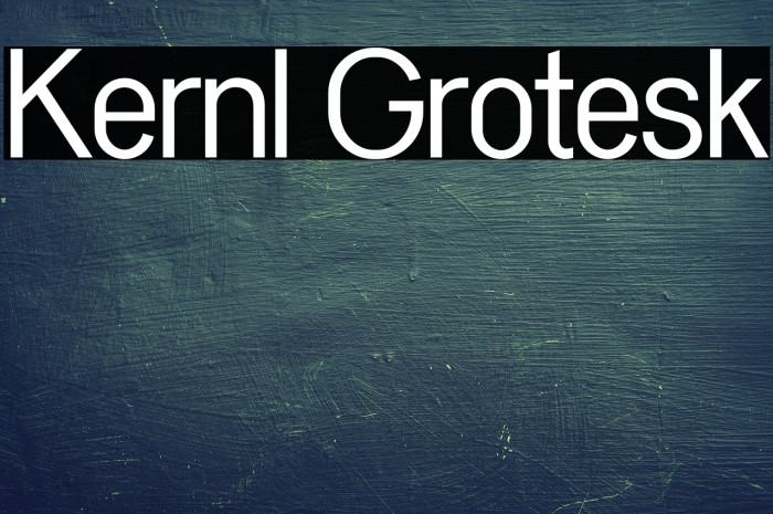 Kernl Grotesk Example 3