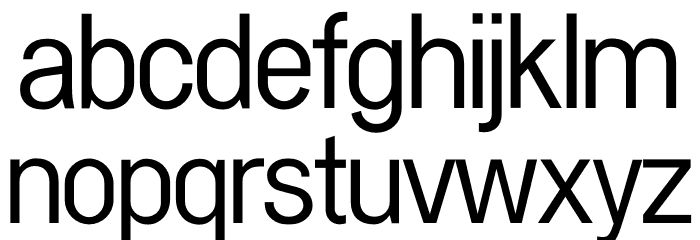 Kernl Grotesk Font Litere mici
