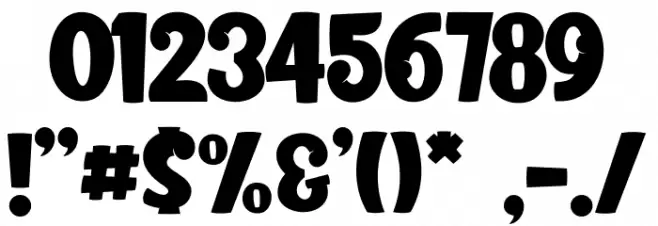 Kero kero Font OTHER CHARS