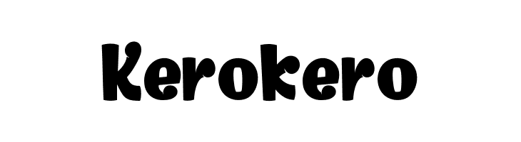 Kero kero  font caratteri gratis