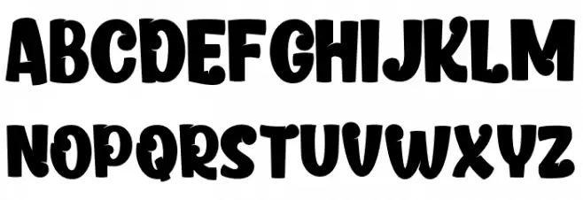 Kero kero Schriftart Groß