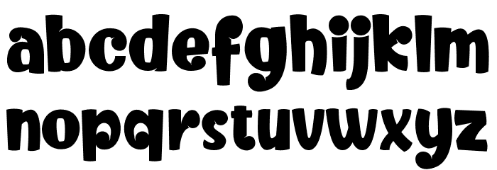 Kero kero Font LOWERCASE
