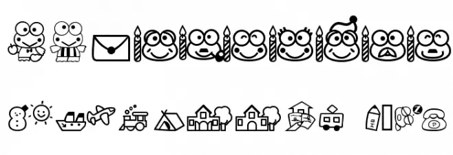 Keroppi Font OTHER CHARS