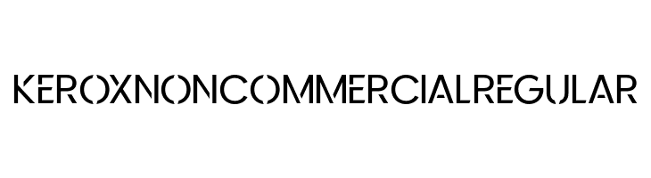KeroxNonCommercialRegular  免费字体下载