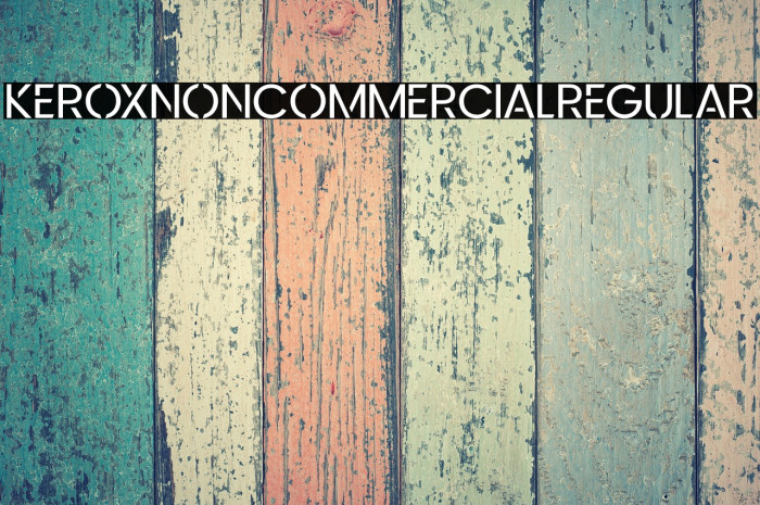 KeroxNonCommercialRegular Example 2