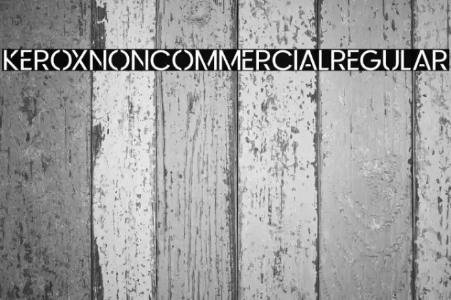 KeroxNonCommercialRegular Polices examples