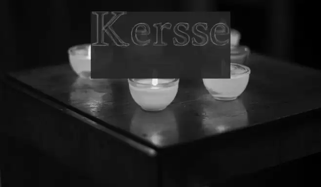 Kersse Font examples