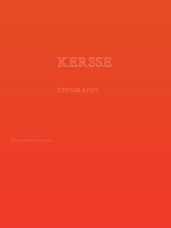 Kersse Poster