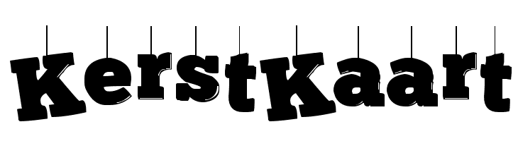 KerstKaart  नि: शुल्क फ़ॉन्ट्स डाउनलोड