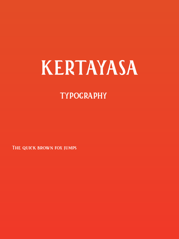 Kertayasa Poster
