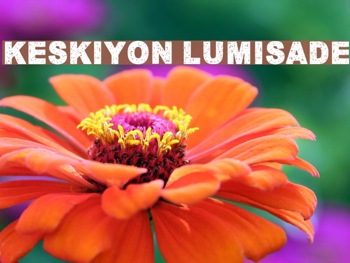 Keskiyon Lumisade Font examples