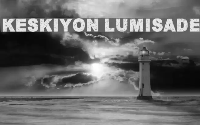 Keskiyon Lumisade Font examples