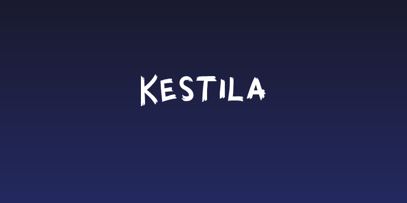 Kestila Social Header
