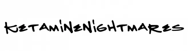 KetamineNightmares  Descarca Fonturi Gratis
