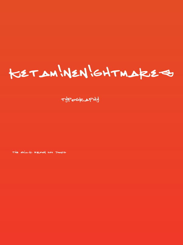 KetamineNightmares Poster